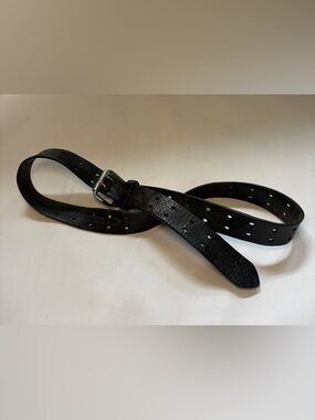 Dickies Men's Leather Double Prong Belt 46 Inches